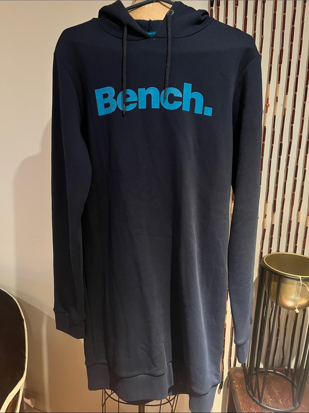 Bench Navy Crewneck Hoodie dress